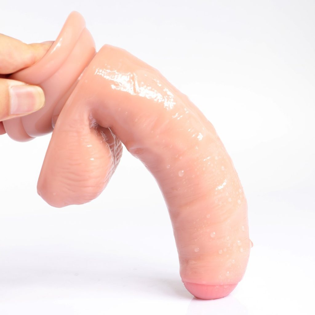 Realistic Suction Cup Pvc Dildo Flesh Racyme Realistic Sex